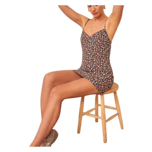 Reformation Seville Print Dress in Nolita Print M - Picture 5 of 14